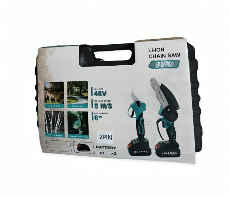 منشار شحن كهربائي لاسلكي مع بطاريتين