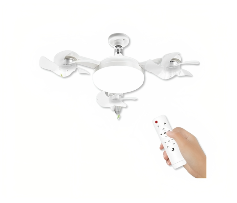 مروحة سقف 4 ​​مراوح مع إضاءة