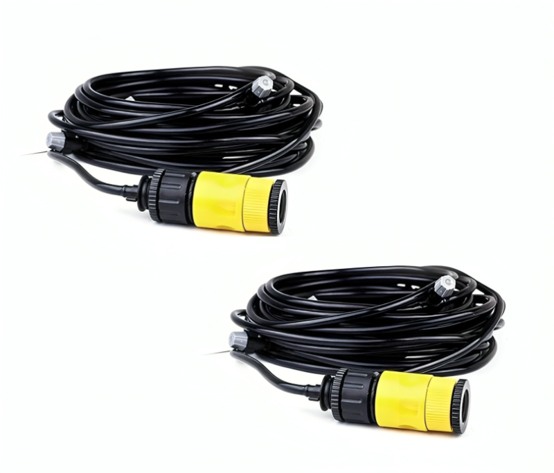 عرض قطعتين من خرطوم مياه 10 متر