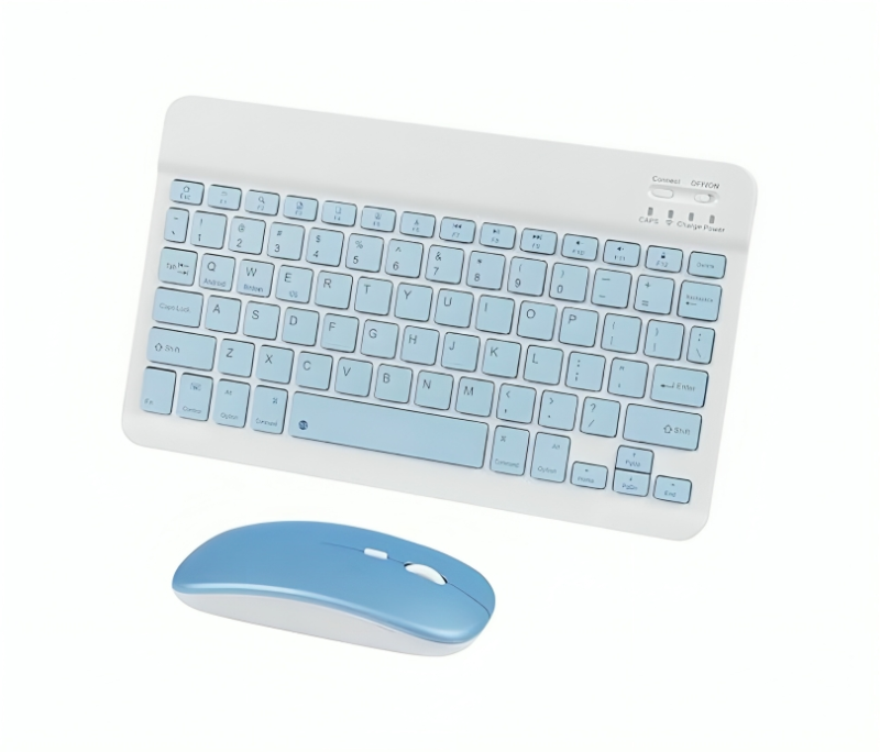 لوحة مفاتيح وماوس بلوتوث قابلة لإعادة الشحن