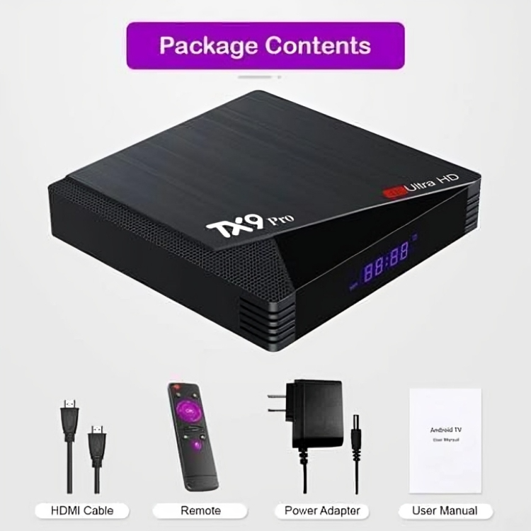 جهاز تلفزيون TX9 Pro 6K Ultra HD بنظام Android 11.1 - صورة 4