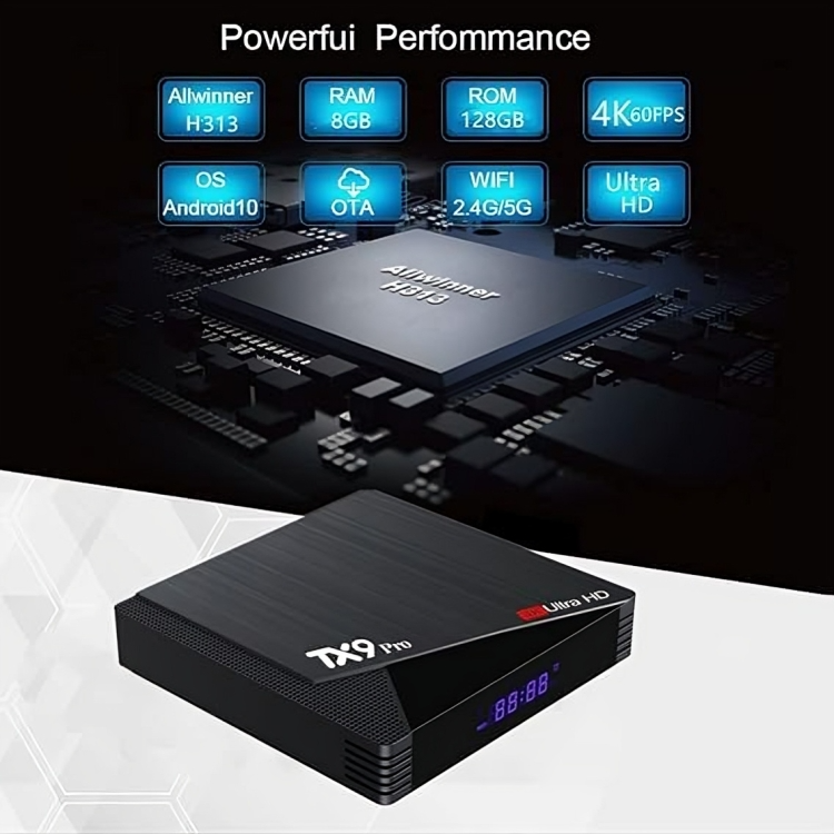 جهاز تلفزيون TX9 Pro 6K Ultra HD بنظام Android 11.1 - صورة 5