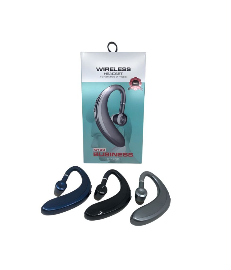 سماعة أذن لاسلكية بلوتوث مع مايكروفون S109