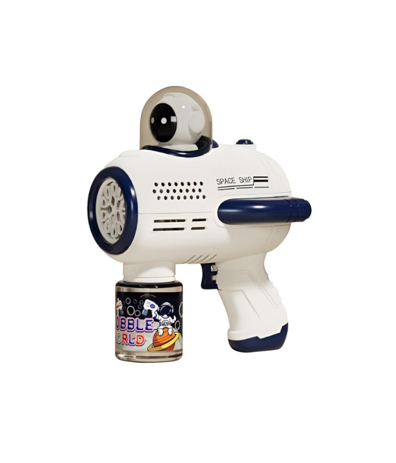 لعبة فقاعات على شكل رائد فضاء مع إضاءة LED