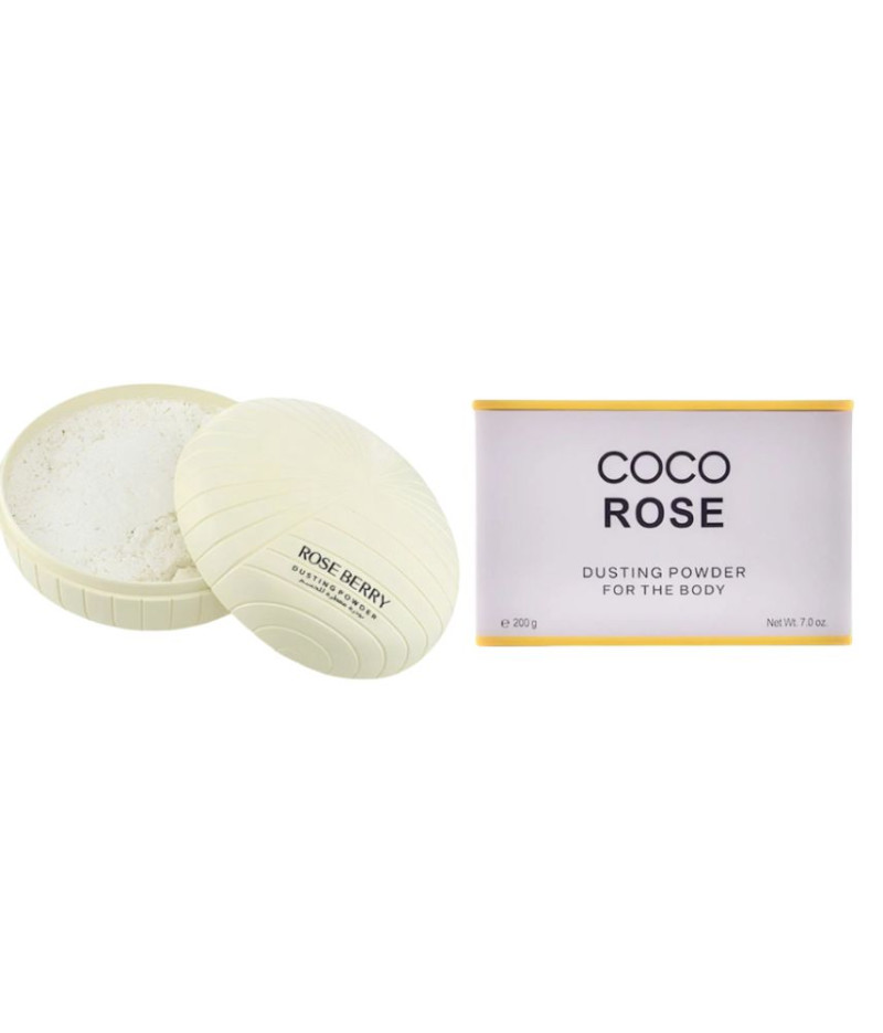 بودرة الجسم كوكو روز بخلاصة الروزبيري