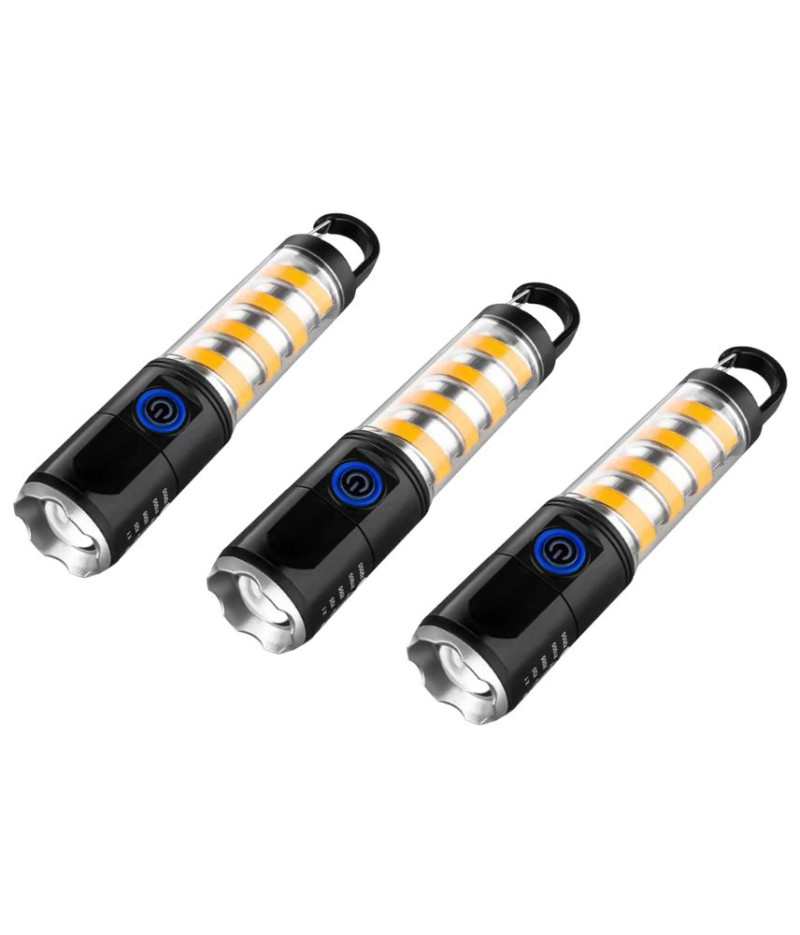 عرض 3 قطع من كشاف تكتيكي محمول للتخييم