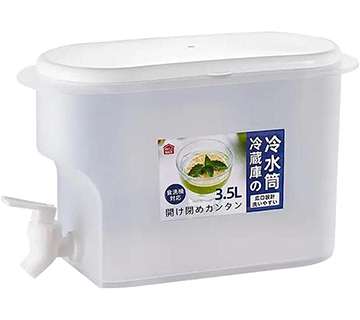 ابريق ماء بسعة 3.5 لتر مع صنبور