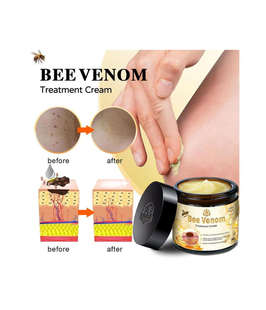 كريم علاج البشرة بسم النحل الطبيعي Bee Venom Treatment Cream - صورة 3