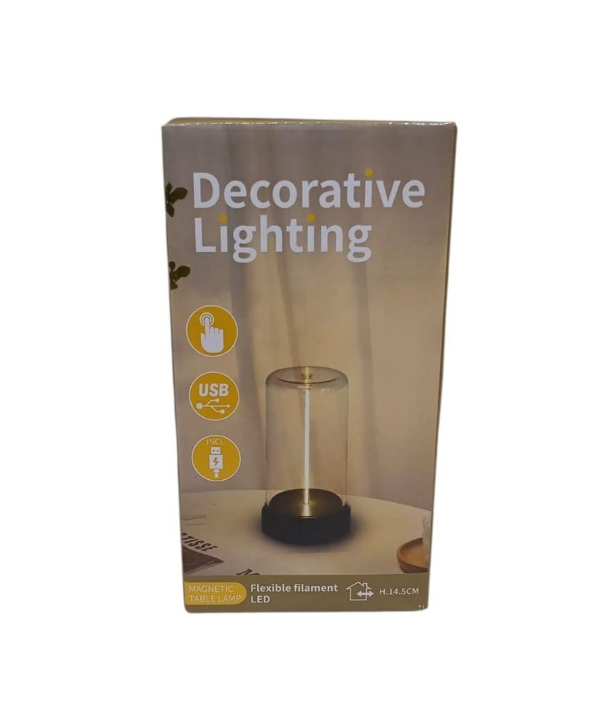 لمبة ديكورية LED بفتيل مرن قابلة للشحن USB