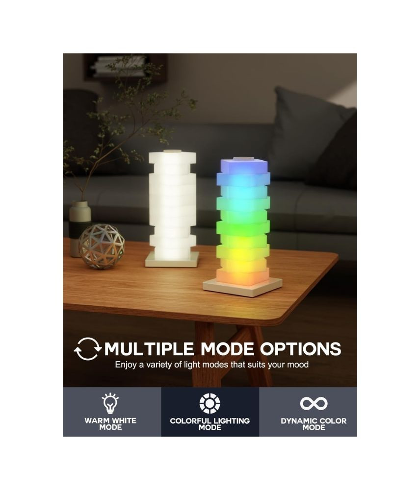 لمبة أجواء RGB LED قابلة لإعادة الشحن باللمس - صورة 4