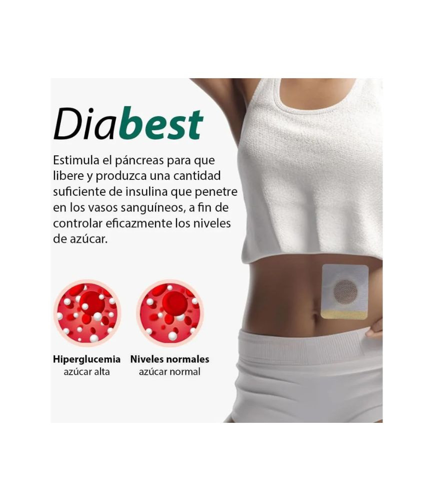 لاصقات Diabest العشبية لدعم توازن السكر