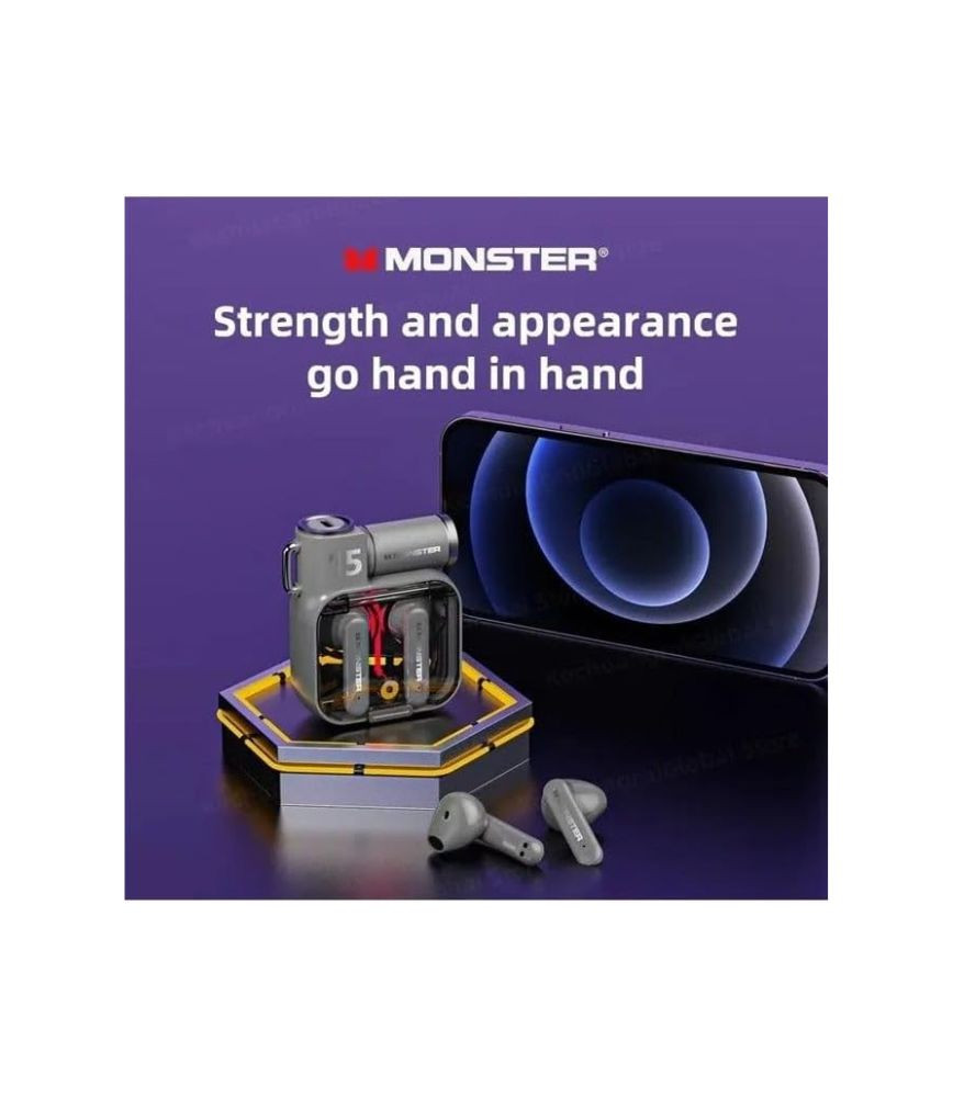 سماعات Monster XKT15 اللاسلكية للألعاب والمكالمات T