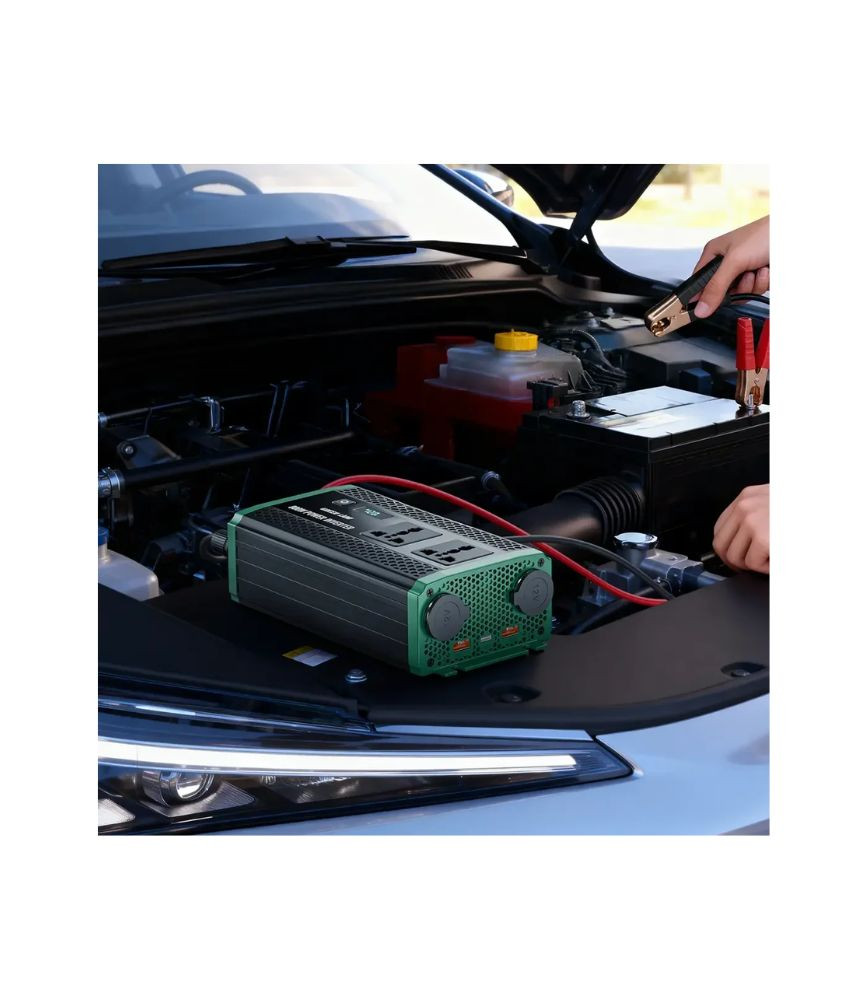 محول طاقة السيارة Green Lion GC350 بقدرة 800 واط 7 في 1