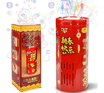 الة فقاعات العاب نارية مع اضواء للحفلات