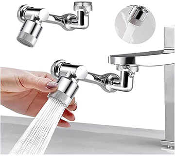 موسع صنبور دوار 1080 درجة مزود بفلتر فوهة فقاعي موفر للمياه