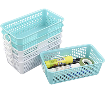 سلال تخزين بلاستيكية صغيرة