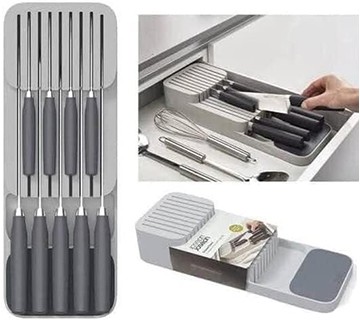 منظم سكاكين بلاستك للادراج