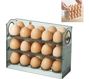 علبة لتخزين البيض مصنوعة من البلاستيك