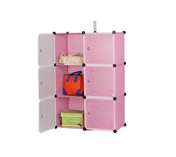 خزانة ملابس بلاستيكية قابلة للفك