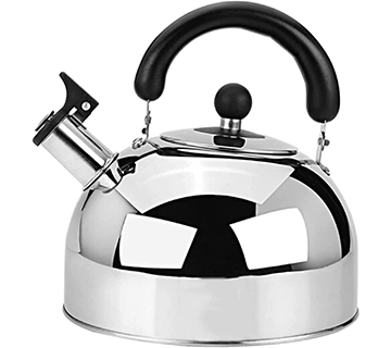 غلاية صفير من الستانلس ستيل مع مقبض مقاوم للحرارة