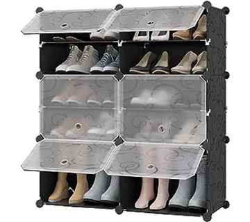 رف تخزين قابل للتوسيع الأحذية