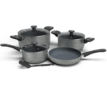 طقم اواني طهي جرانيت غير لاصق 10 قطع 1