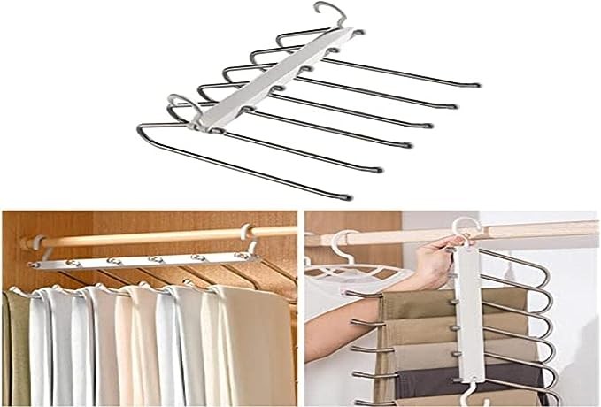 شماعات من الفولاذ المقاوم للصدأ6 في 1