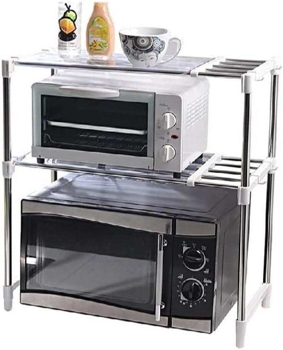 حامل فرن ميكروويف قابل للتعديل