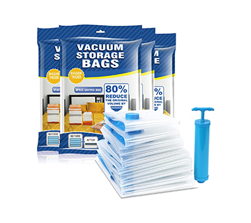 اكياس تخزين مفرغة من الهواء موفرة للمساحة قابلة لاعادة الاستخدام 5 قطع