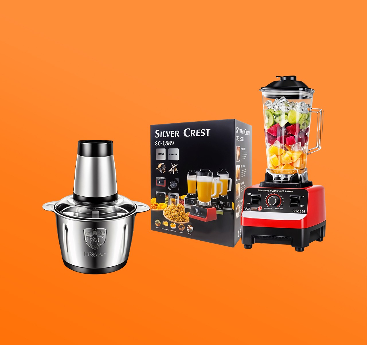 عرض خلاط مع مفرمه كهربائية